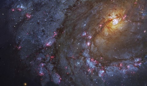 Framed Close-up of the Southern Pinwheel Galaxy Print