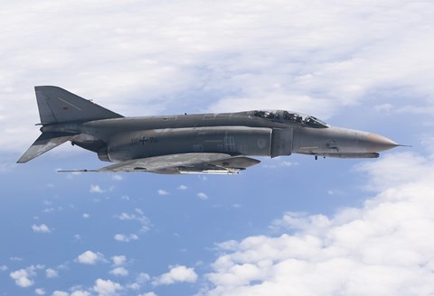 Framed Luftwaffe F-4F Phantom Print