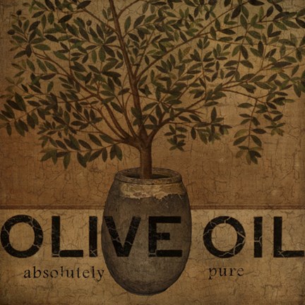 Framed Olive Oil Print