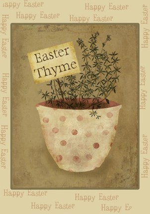 Framed Easter Thyme Print