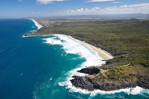 Framed Australia, Queensland, Alexandria Bay, Coastline Print