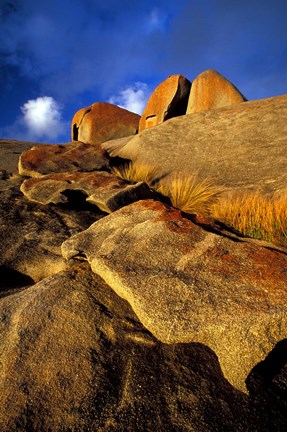 Framed Australia, Kangaroo Island, Rocky Landscape Print