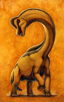 Framed Sauroposeidon Print