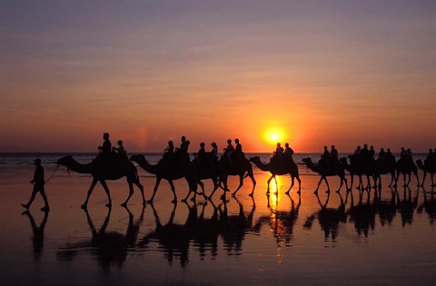 Framed Cable Beach, Broome, Kimberley, Australia Print