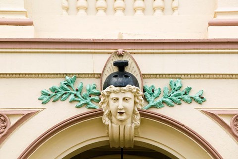 Framed Australia, Queensland, Maryborough Building detail Print