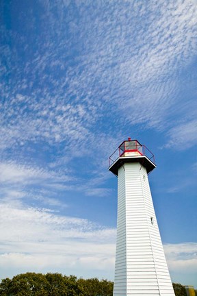 Framed Australia, Cleveland Point Lighthouse, Stradbroke Isl Print