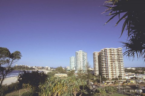 Framed High-rises, Coolangatta, Gold Coast, Queensland, Australia Print