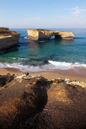 Framed Australia, Port Campbell, Tasman Sea, cliffs Print