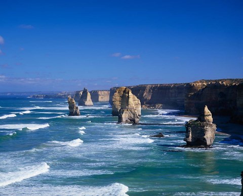 Framed Great Ocean Road, The Twelve Apostles, Victoria, Australia Print