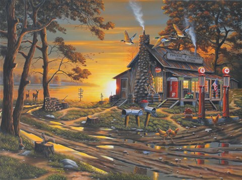 Framed At the Crack of Dawn Print