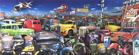 Framed Double D66 Print