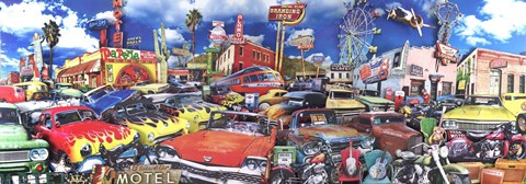 Framed Americana Texmexicana Print