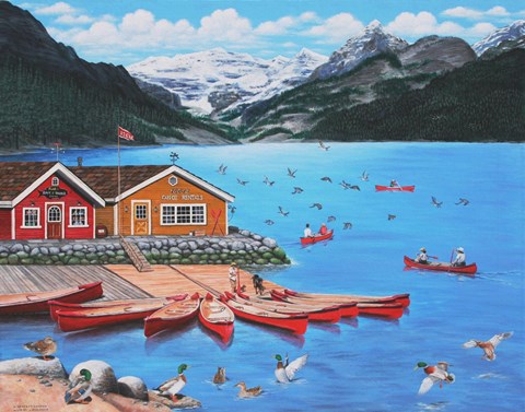 Framed Perfect Landing Print