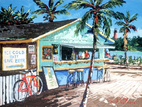 Framed 5 o&#39;clock Somewhere Print