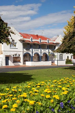Framed National Hotel, Waikato, North Island, New Zealand Print