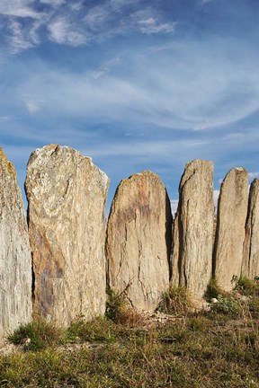 Framed Stone sheep yards, Middlemarch, South Island, New Zealand Print