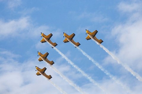 Framed Vintage Airplanes Print