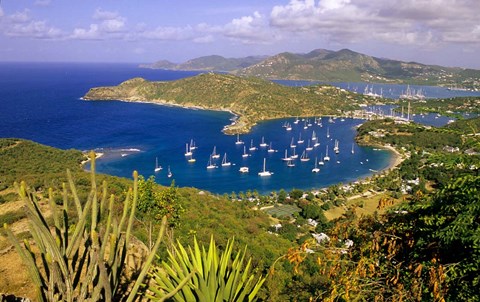 Framed English Harbour, Antigua Print