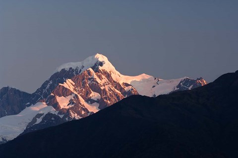 Framed New Zealand, South Island, Westland NP, Fox Glacier Print