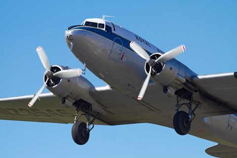 Framed DC3 (Douglas C-47 Dakota), Airshow Print
