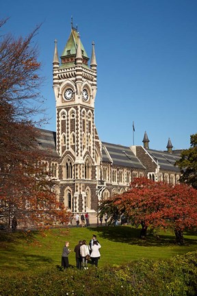 Framed Graduation photos at University of Otago, Dunedin, South Island, New Zealand Print