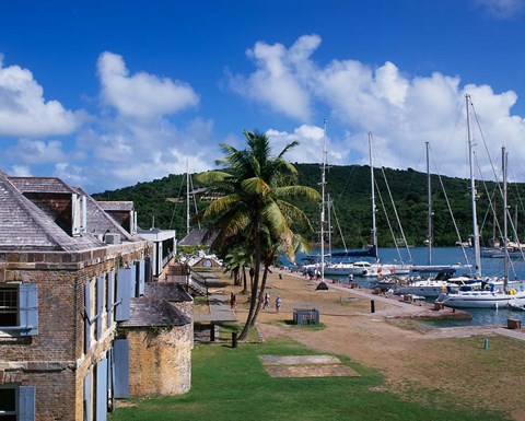 Framed Copper and Lumber Store, Antigua, Caribbean Print