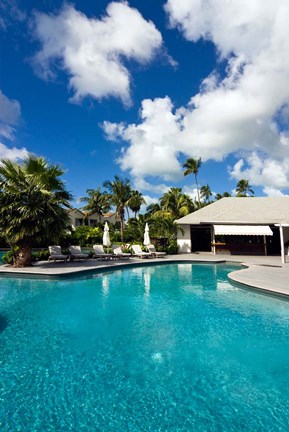 Framed Carlisle Bay Hotel, Antigua, West Indies, Caribbean Print