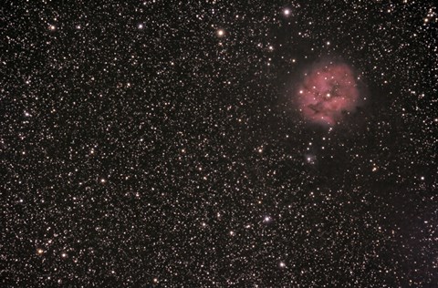 Framed Cocoon Nebula Print