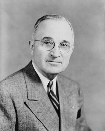 Framed Harry S Truman Print