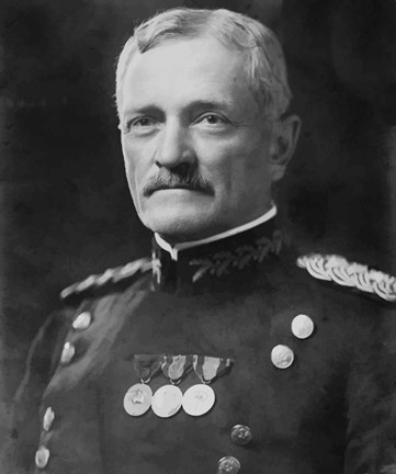 Framed General John Joseph Pershing (digitally restored) Print