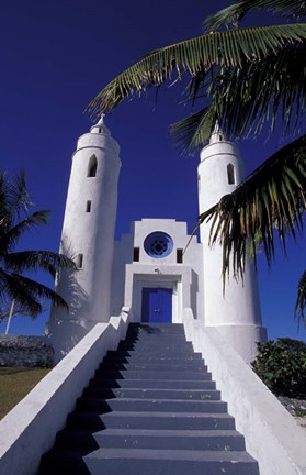 Framed St Peter Catholic Church, Long Island, Bahamas, Caribbean Print