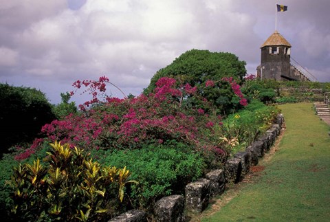 Framed Gun Hill, Barbados, Caribbean Print