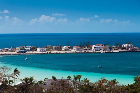 Framed Bahamas, Eleuthera Island, Governors Harbor Print