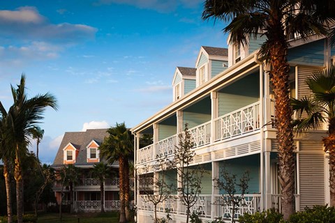 Framed Bahamas, Eleuthera, Harbor Isl, Valentines Hotel Print