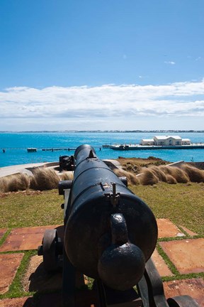 Framed Bermuda, Commissioners House, Royal Naval port Print