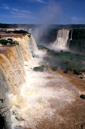 Framed Iguacu Falls, Brazil (vertical) Print