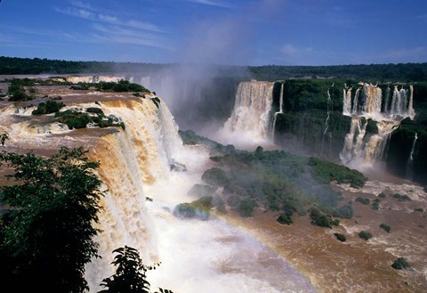 Framed Iguacu Falls, Brazil (horizontal) Print