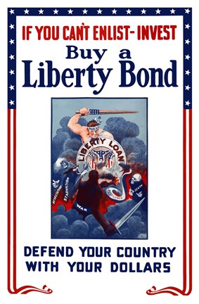 Framed Buy A Liberty Bond Print