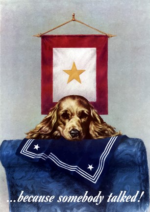 Framed Because Somebody Talked Print