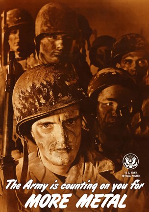 Framed More Metal Print