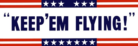 Framed Keep 'Em Flying! Print
