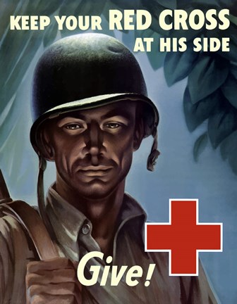 Framed Keep Your Red Cross at His Side Print