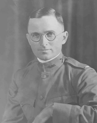 Framed Potrait of Harry S Truman in uniform Print