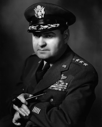 Framed Portrait of General Curtis Lemay Print