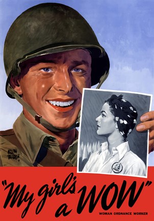 Framed My Girls a WOW Print