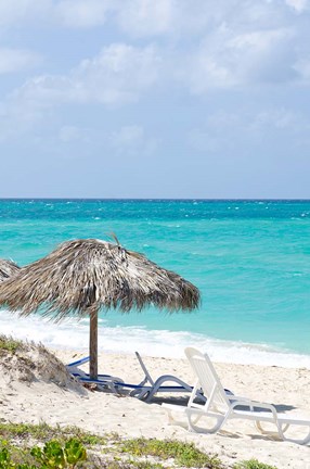 Framed Cuba, Sol Cayo Santa Maria Resort, Beach Print
