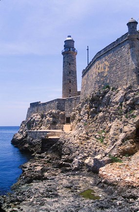 Framed El Morro Fortress, La Havana, Cuba Print