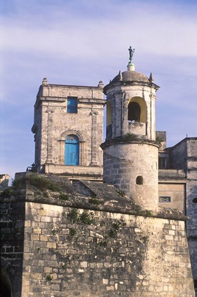 Framed Sentry Outpost, La Forteleza De San Carlos De La Cabana, Cuba Print