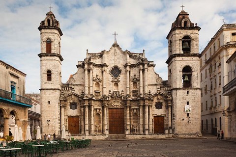 Framed Cuba, Havana, Catedral de San Cristobal Print