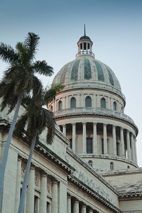 Framed Cuba, Havana, Dome of the Capitol Building Print